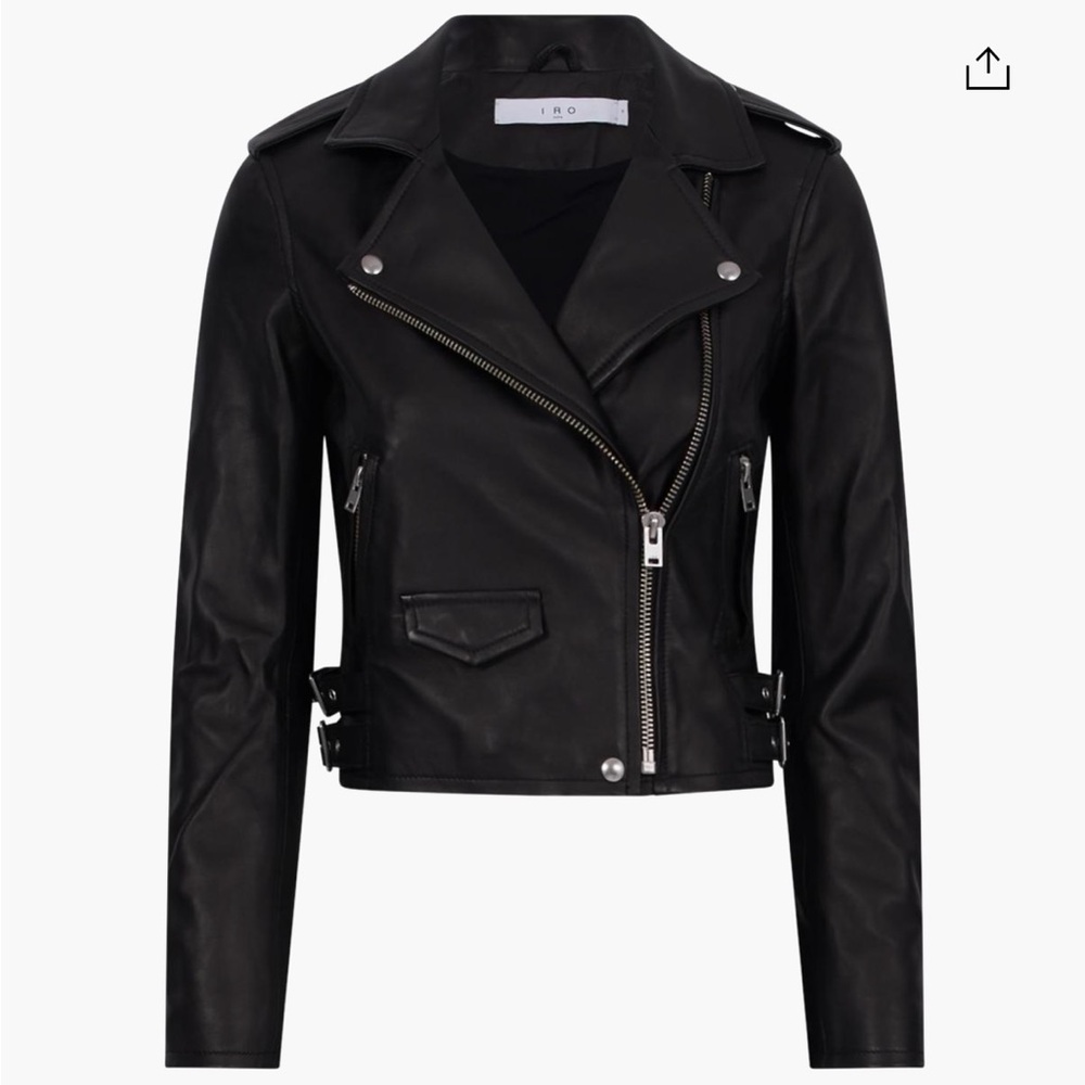 IRO Ashville Black Leather Jacket